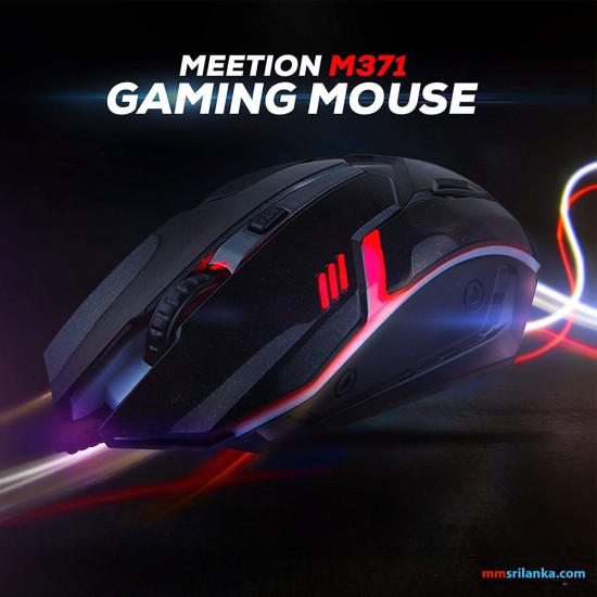 Meetion MT-M371 USB Wired Optical Backlit Mouse (6M)